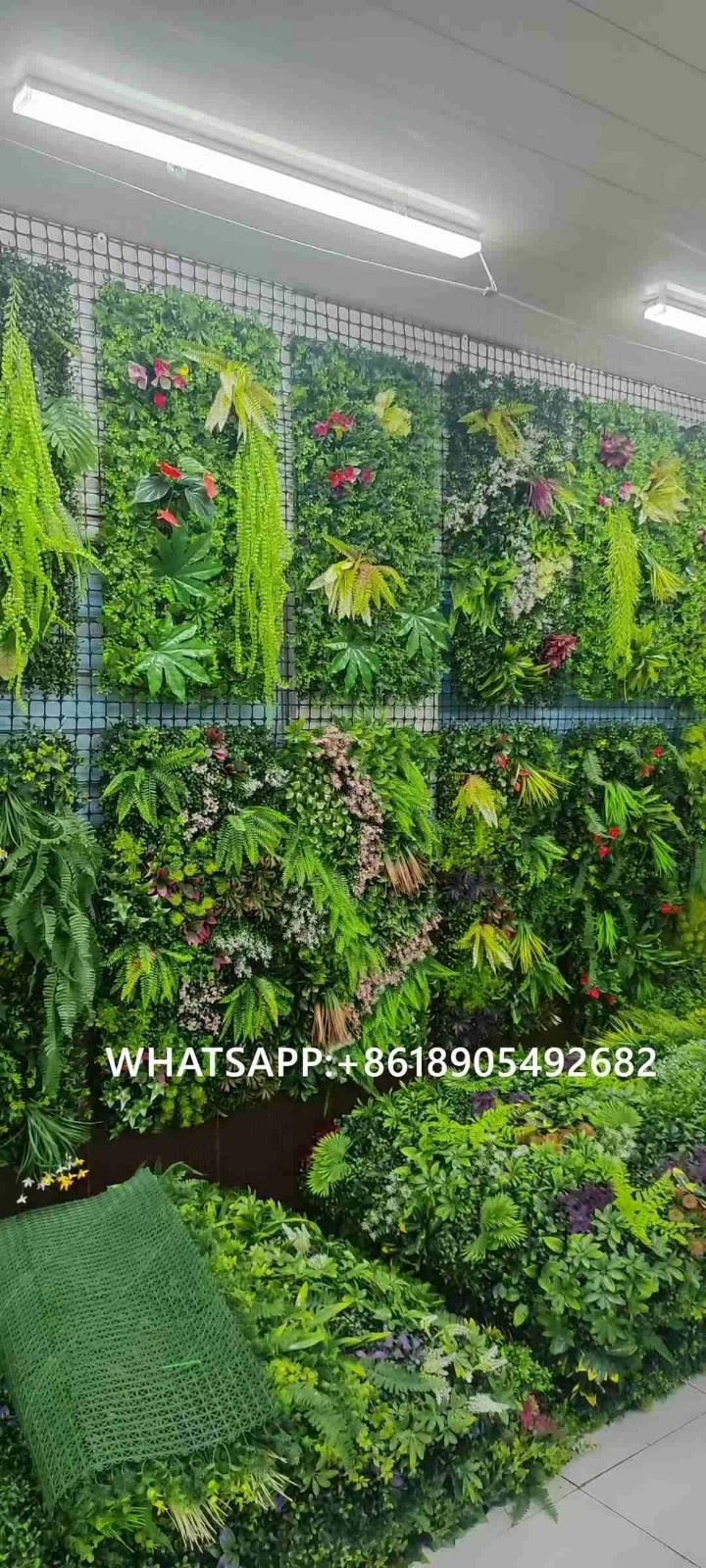 Artificial Ivy Wall Panels-Realistic Green Hanging Plants For Home & Office Decor suppliers