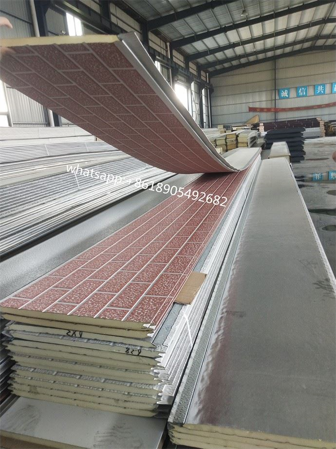 Exterior PU Sandwich Panels Fireproof Board Aluminum Paneling